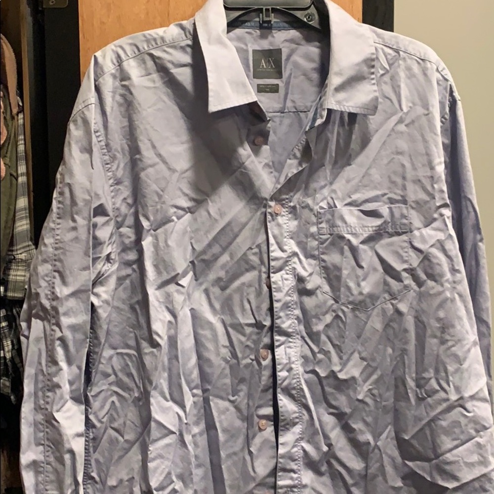 Male Armani Exchange Dress Shirt